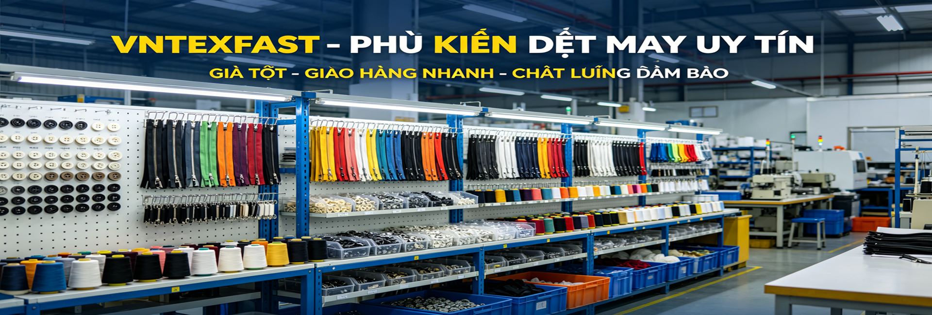 Phụ liệu dệt may giá sỉ